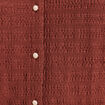 T-shirt manches longues aspect dentelle marron femme