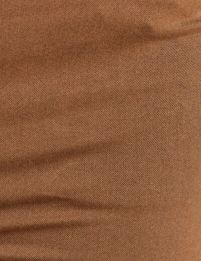 Pantalon léger taille standard 7/8ème taupe femme