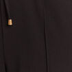 Pantalon droit taille haute noir femme