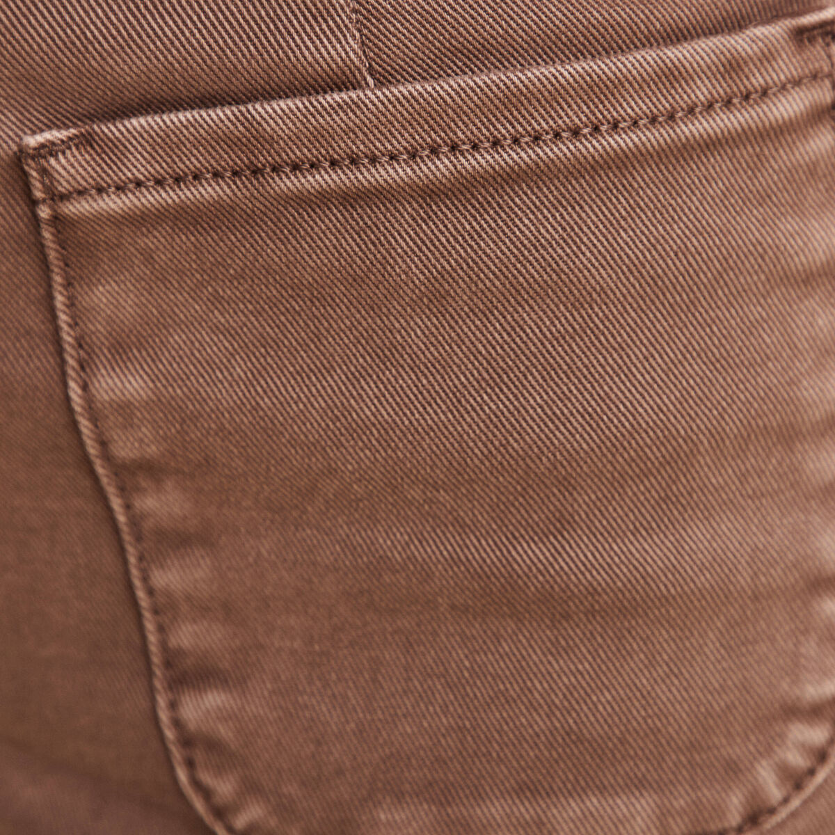 Pantalon large ceinturé 7/8ème bordeaux femme