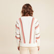 Pull manches longues ecru femme