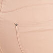 Bermuda ajusté ceinturé beige femme