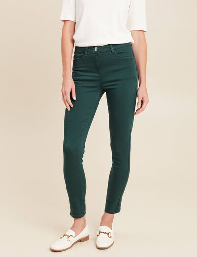 Pantalon magique Le L&eacute;ger coupe ajust&eacute;e vert fonc&eacute; femme