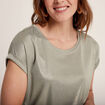 T-shirt manches courtes vert clair femme
