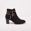 Bottines à talons noir femme