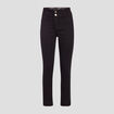 Pantalon ajusté réversible noir femme