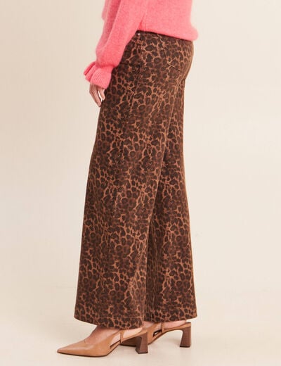 Jean marron femme
