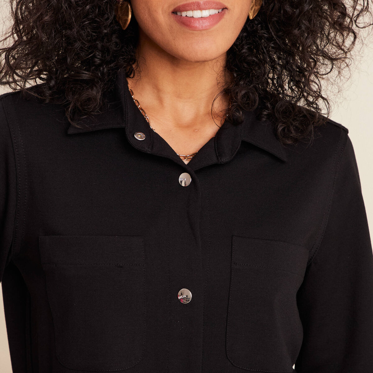 Veste réversible noir femme
