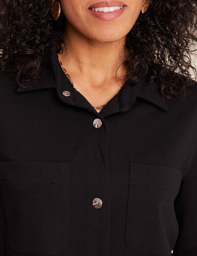 Veste réversible noir femme