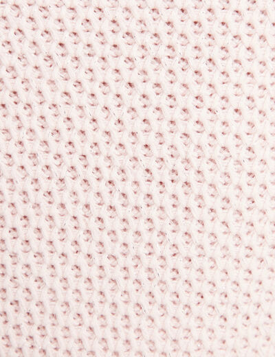 Pull manches longues rose clair femme