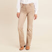 Jean magique L'Unique coupe bootcut denim beige femme