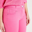 Pantalon ajust&eacute; rose fushia femme