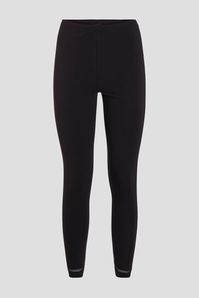 Legging taille haute noir femme