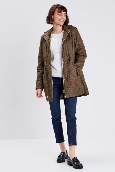 Pull manches longues ecru femme