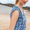 Débardeur sans manches bleu femme