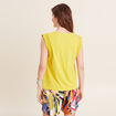 T-shirt sans manches vert anis femme