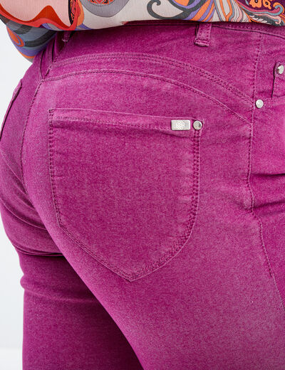 Pantalon magique ajusté taille standard violet clair femme