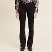 Pantalon léger bootcut taille basculée noir femme