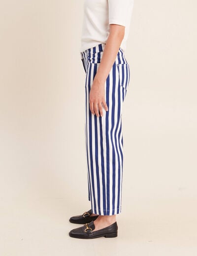 Pantalon bleu femme