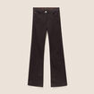 Pantalon magique L'Unique coupe bootcut marron fonc&eacute; femme