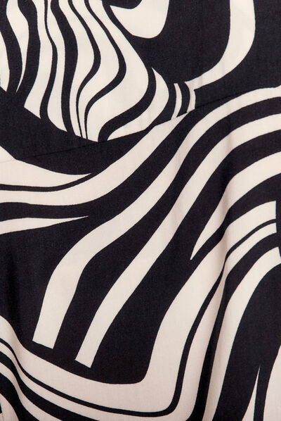 Chemise manches longues noir femme