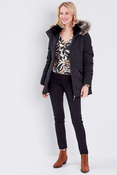 Gilet manches longues boutonné sable femme