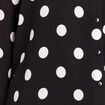Chemise fluide manches longues noir femme