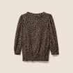 T-shirt manches 3/4 noir femme
