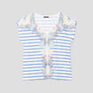 T-shirt manches courtes bleu electrique femme
