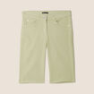 Bermuda magique Le L&eacute;ger vert olive femme