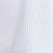 Blouse courte bas resserr&eacute; bleu femme