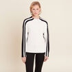 Pull manches longues blanc femme