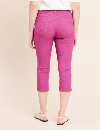 Pantacourt magique Le L&eacute;ger coupe droite violet femme