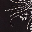 Pull col montant manches longues strass noir femme