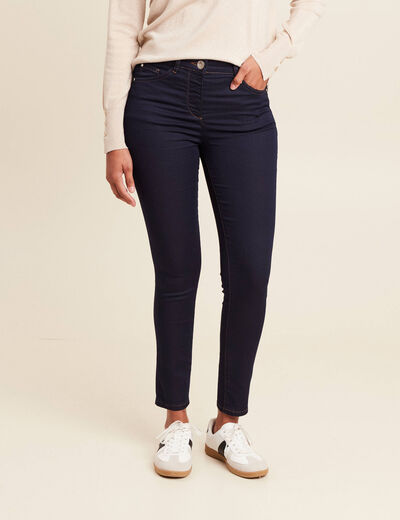 Jean magique Le L&eacute;ger coupe ajust&eacute;e denim brut femme