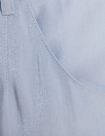 Pantalon flou irisé bleu clair femme