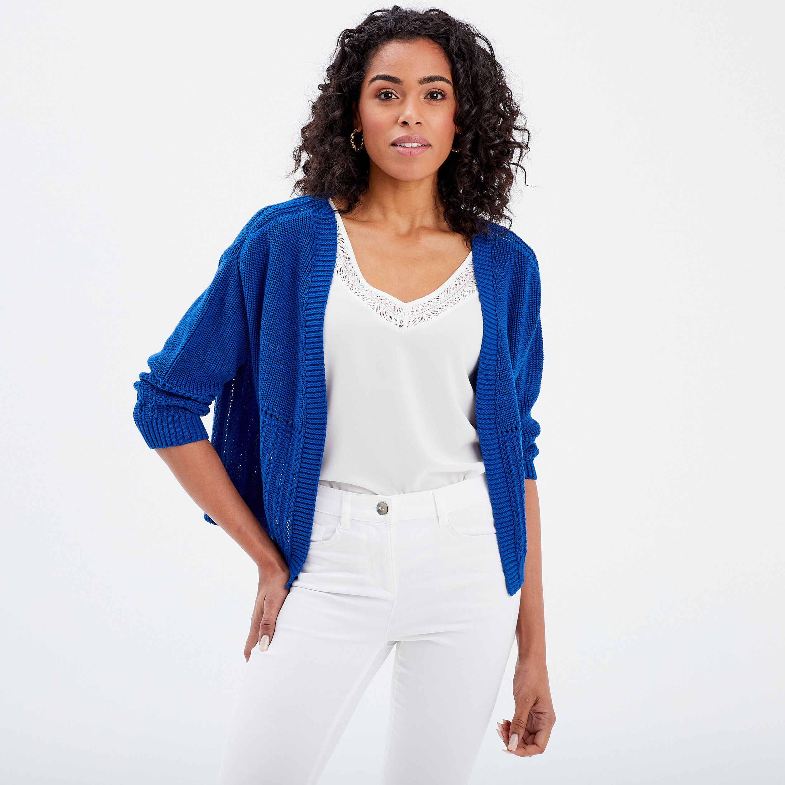 Gilets femme soldes Bleu Breal