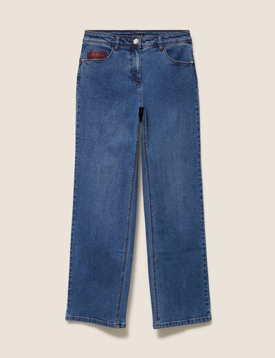 Jean standard denim stone femme