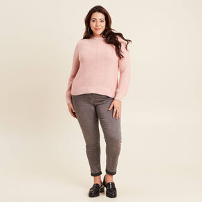 pull manches longues vieux rose femme Pull manches longues vieux rose femme
