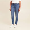 Jean magique ajusté taille standard denim double stone femme