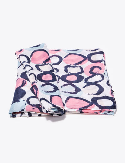 Foulard ecru femme