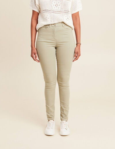 Pantalon magique Le L&eacute;ger coupe ajust&eacute;e vert clair femme