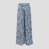 Pantalon flou large 78eme bleu marine femme