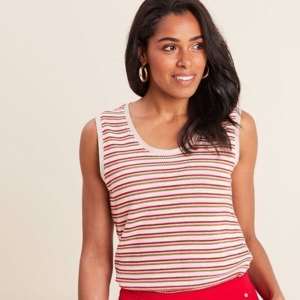 debardeur crochet rouge femme Débardeur crochet rouge femme