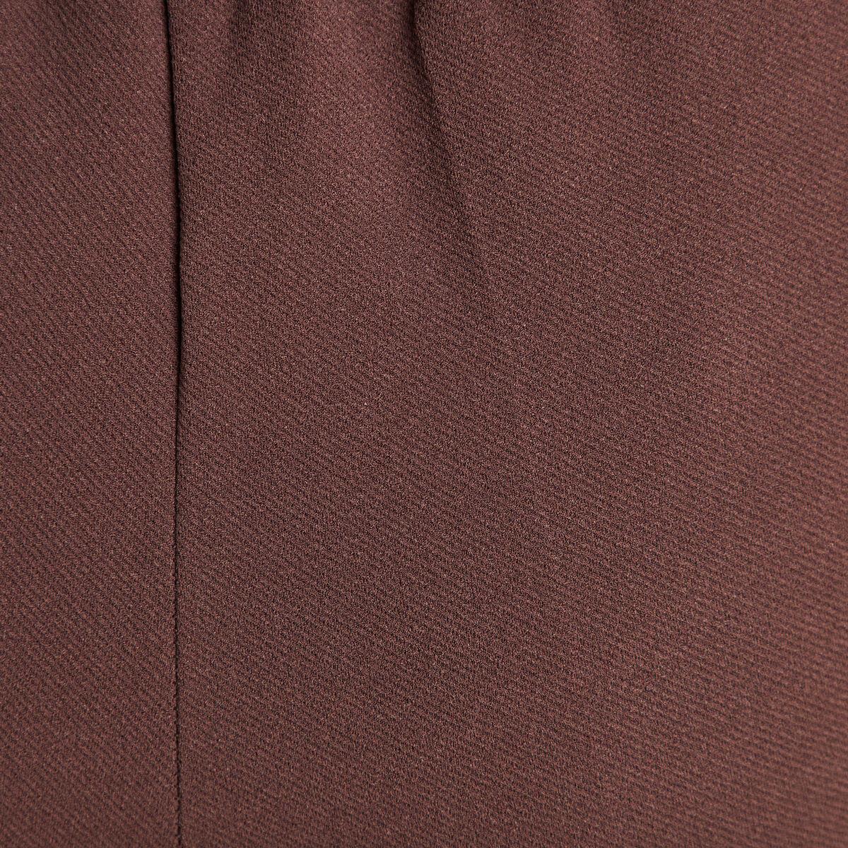 Pantalon large pinces marron femme