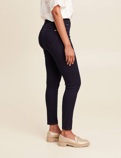 Jean magique Le L&eacute;ger ajust&eacute; 7/8&egrave;me denim brut femme