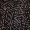 T-shirt manches 3/4 noir femme