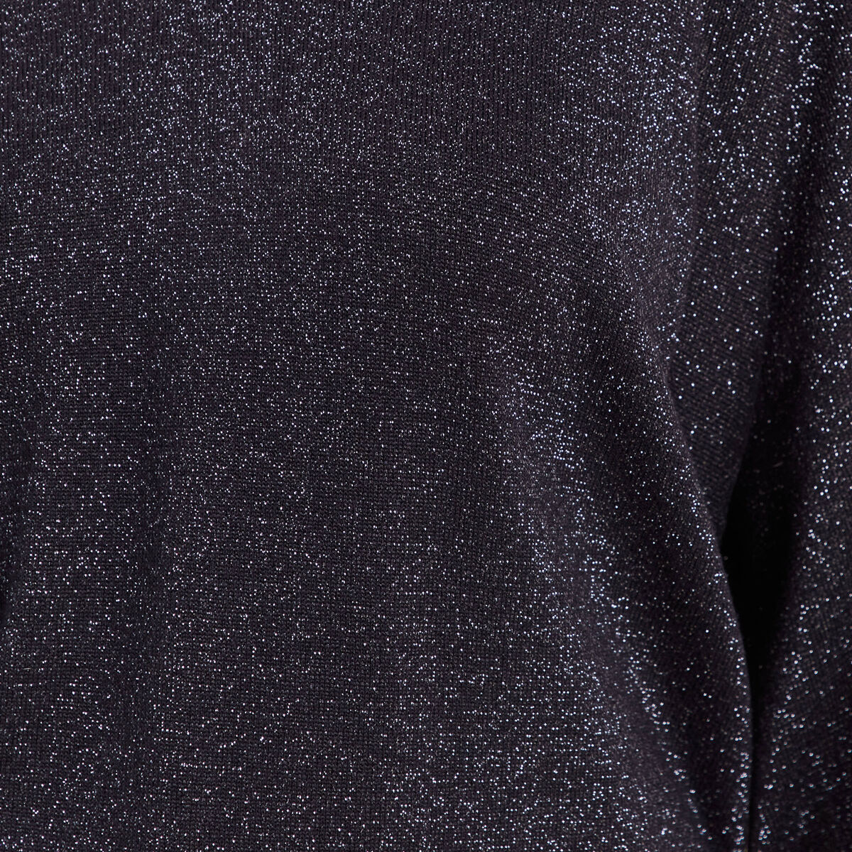 Pull manches longues bleu fonc&eacute; femme