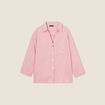 Chemise manches 3/4 vieux rose femme