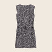 Robe droite ceinturée noir femme